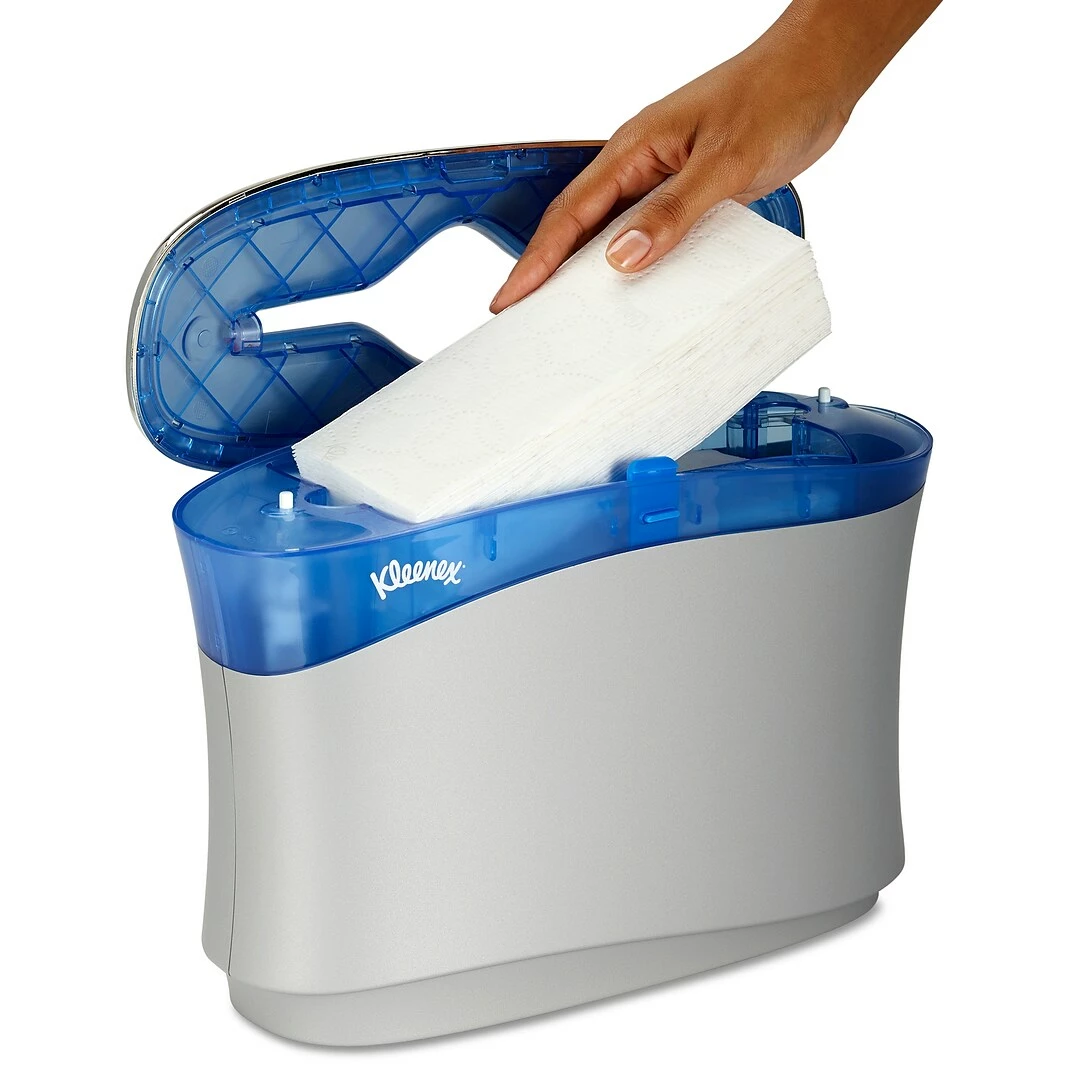 Kleenex Ultra Small Multifold Paper Towels, 1-ply, 150 Sheets/Pack, 16 Packs/Carton (46321) - Image 5