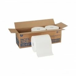 Pacific Blue Ultra 8” High-Capacity Recycled Paper Towel Roll By GP PRO, 1-Ply, Brown, 1150’/Roll, 3 Rolls/Carton (26496)