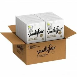 JAM Paper Small Beverage Napkins, 2-Ply, White, 480/Box (5255620731b)