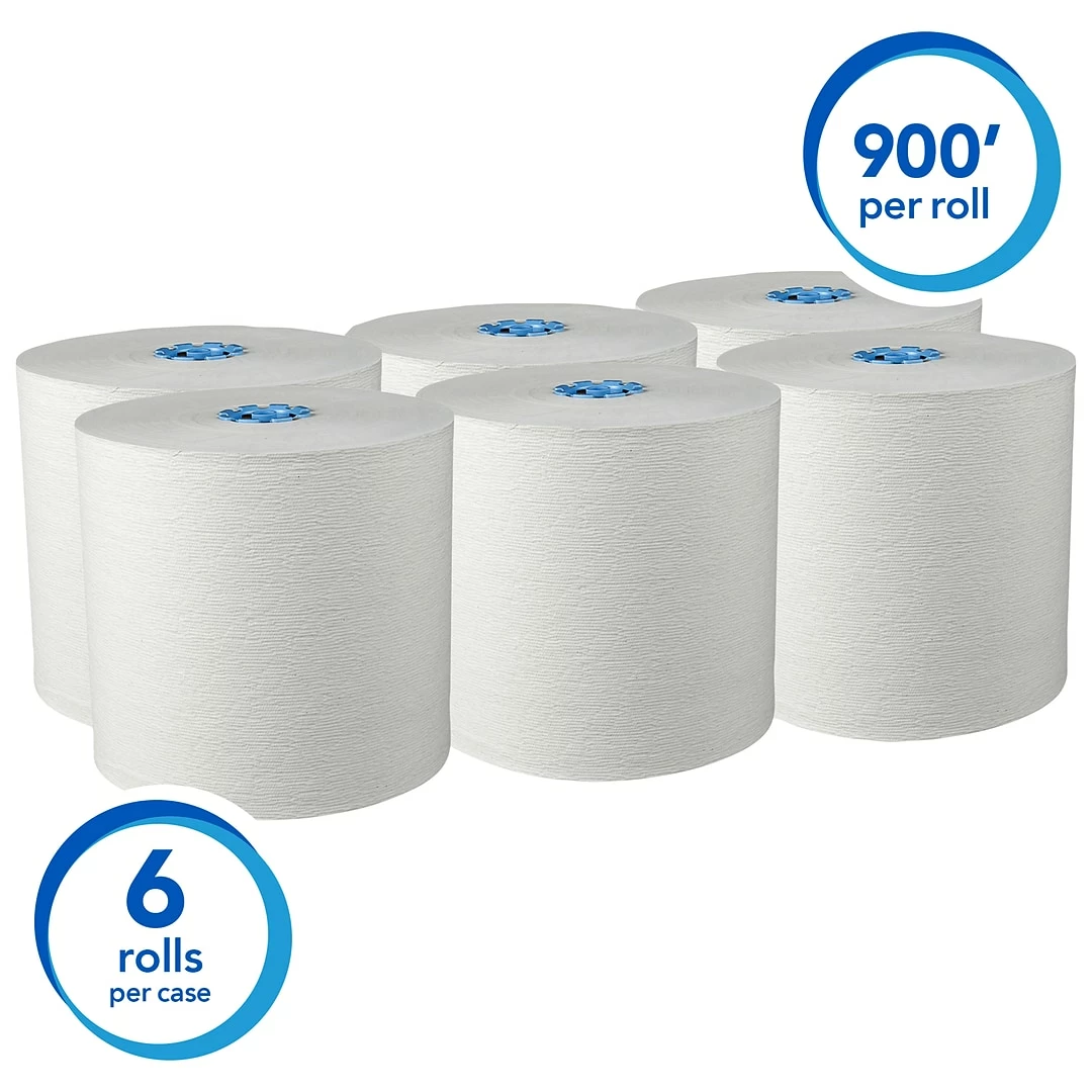 Scott Pro Hardwound Paper Towels, 1-ply, 900 Ft./Roll, 6 Rolls/Carton (43959) - Image 2