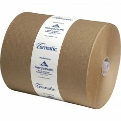 Cormatic Recycled Hardwound Paper Towels, 1-ply, 700 Ft./Roll, 6 Rolls/Carton (2910P)