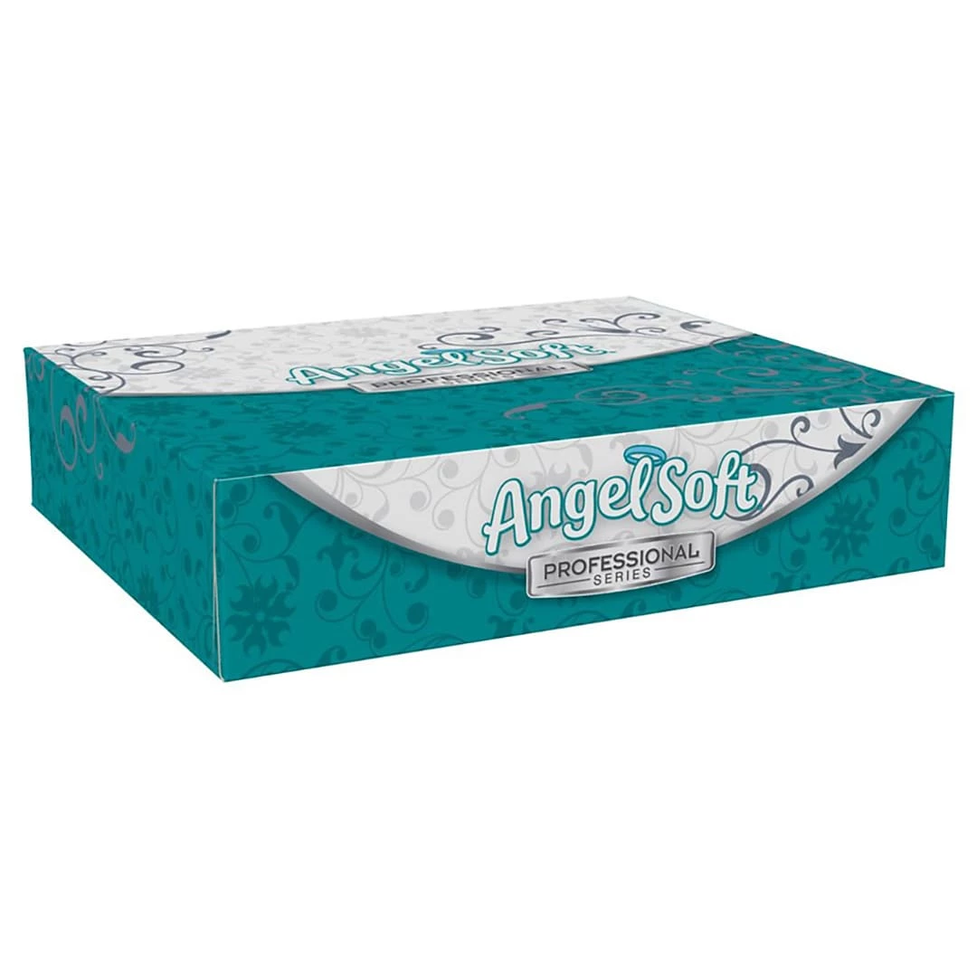 Angel Soft Professional Series Standard Facial Tissue, 2-Ply, 50 Sheets/Box, 60/Carton (48550) - Image 2