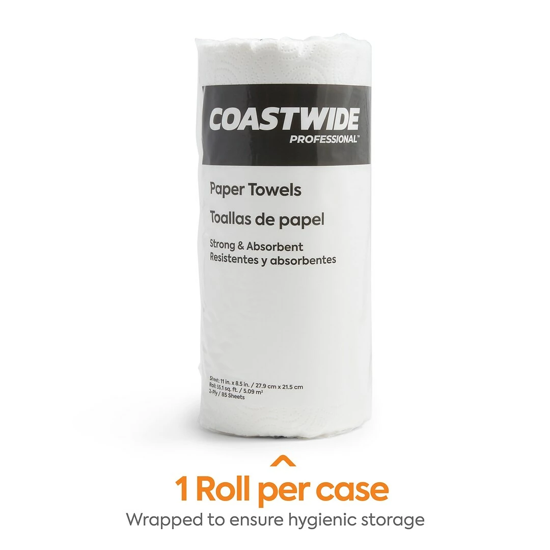 Coastwide Professional™ Kitchen Rolls Paper Towels, 2-Ply, 85 Sheets/Roll (CW21810) - Image 2
