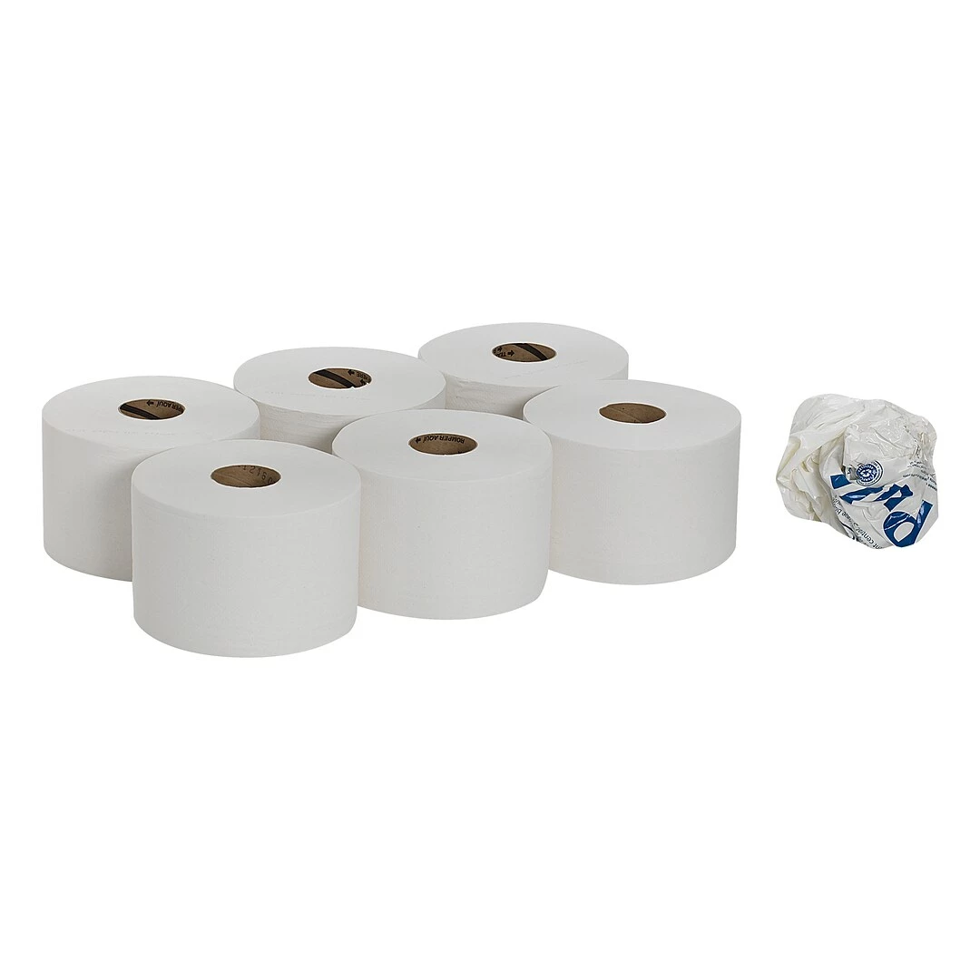 SofPull CenterPull Toilet Paper, 2-Ply, White, 1000 Sheets/Roll, 6 Rolls/Carton (19510/19500) - Image 6