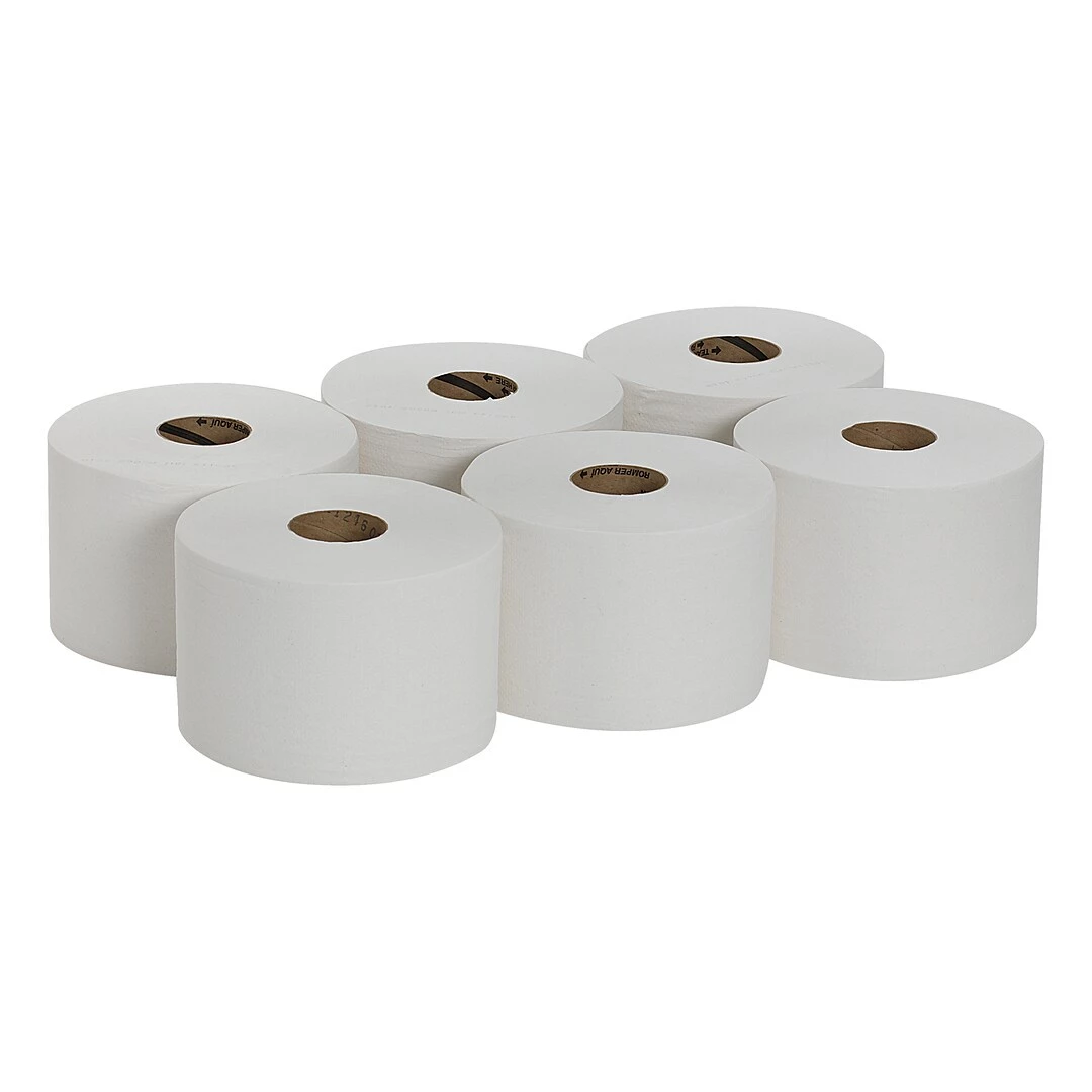 SofPull CenterPull Toilet Paper, 2-Ply, White, 1000 Sheets/Roll, 6 Rolls/Carton (19510/19500) - Image 7