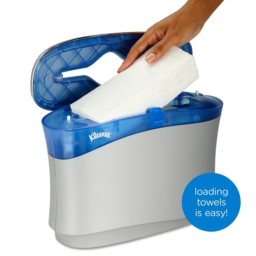 Kleenex® Reveal Countertop System Hand Towel Dispenser, Soft Grey (51904) - Image 2