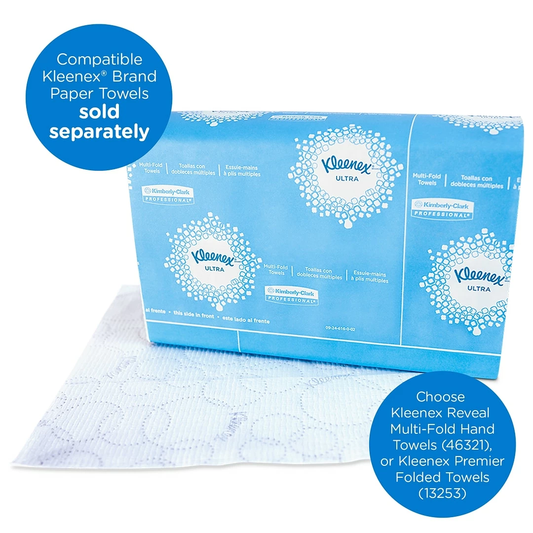 Kleenex® Reveal Countertop System Hand Towel Dispenser, Soft Grey (51904) - Image 6