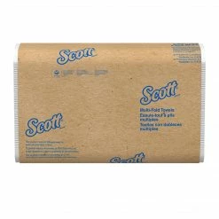 Scott Essential Recycled Multifold Paper Towels, 1-ply, 250 Sheets/Pack, 16 Packs/Carton (1840)