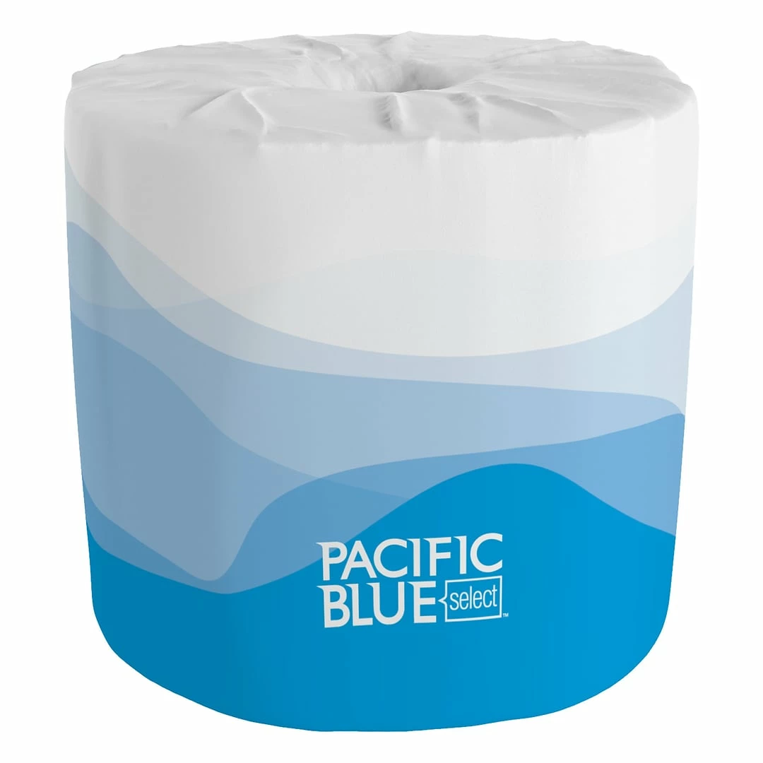 Pacific Blue Select 2-Ply Embossed Toilet Paper By GP PRO, White, 550 Sheets/Roll, 40 Rolls/Case (18240/01) - Image 6