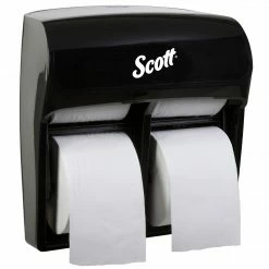 Scott Professional High Capacity Bathroom Tissue Dispenser, Black (44518)
