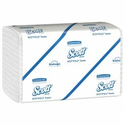 Scott SCOTTFOLD Recycled Multifold Paper Towels, 1-ply, 175 Sheets/Pack, 25 Packs/Carton (01960)