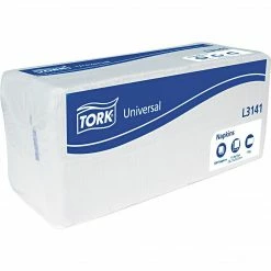 United Stationers SCA Luncheon Napkin, 1-Ply, 1/4 Fold (Case Of 12 Packs, 500/Pack, 6,000 Napkins)