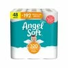 Angel Soft Mega Toilet Paper, 2-Ply, White, 320 Sheets/Roll, 48 Rolls/Pack (79403/50)