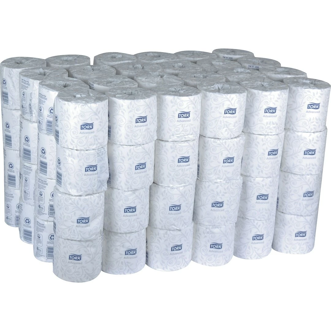 Tork® Universal Bath Tissue, 2-Ply, 500 Sheets/Roll, 96 Rolls/Carton - Image 4