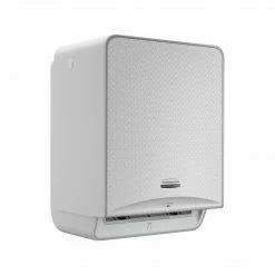 Kimberly-Clark Professional ICON Coreless 2-Roll Vertical Toilet Paper Dispenser With Faceplate, Silver Mosaic (53696)