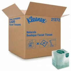 Kleenex Naturals Facial Tissue, 2-ply, 95 Tissues/Box, 36 Boxes/Pack (21272)