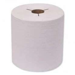 Tork Universal Hand Towel Roll, Notched, 8" X 800 Ft, Natural White, 6 Rolls/Carton (TRK8031400)
