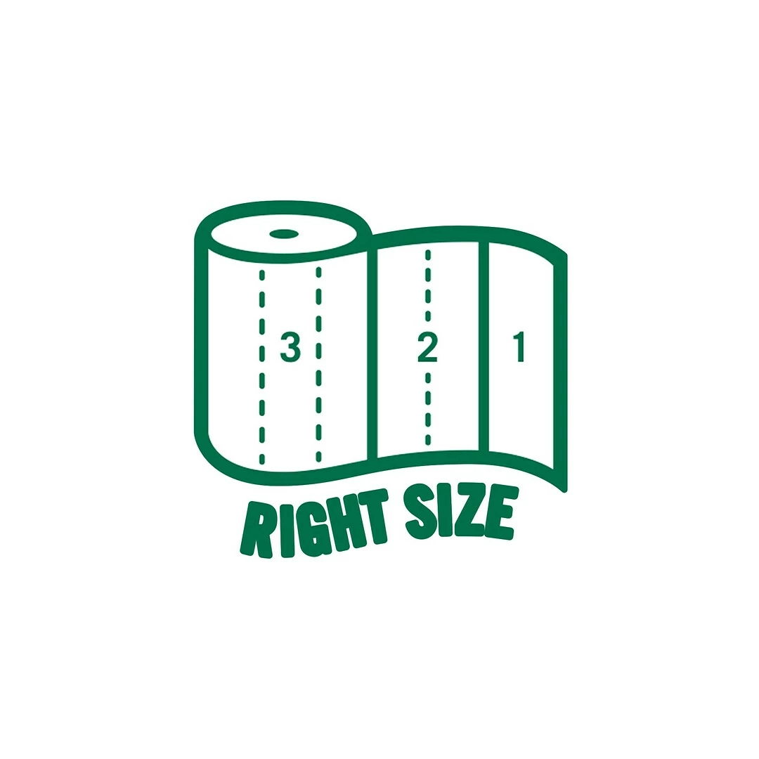 Seventh Generation 100% Recycle Kitchen Paper Towel Rolls W/Right-Size Sheets, 2-Ply, 156 Sheets/Roll, 32 Rolls/CT (SEV13739CT) - Image 2