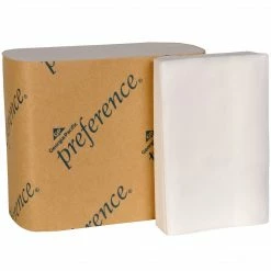 Preference 2-Ply Single Fold Interfold Toilet Paper, White, 400 Sheets/Pack, 60 Packs/Carton (10101)