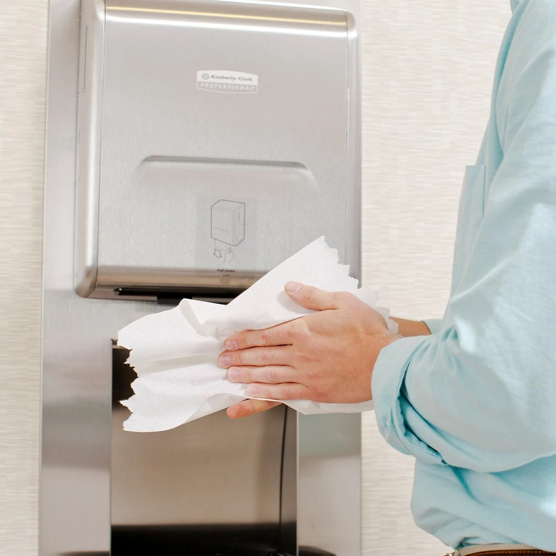 Scott Pro MOD Recessed Wall Unit With Trash Receptacle, Gray/Silver, 11" W X 54.5" H (35370) - Image 4