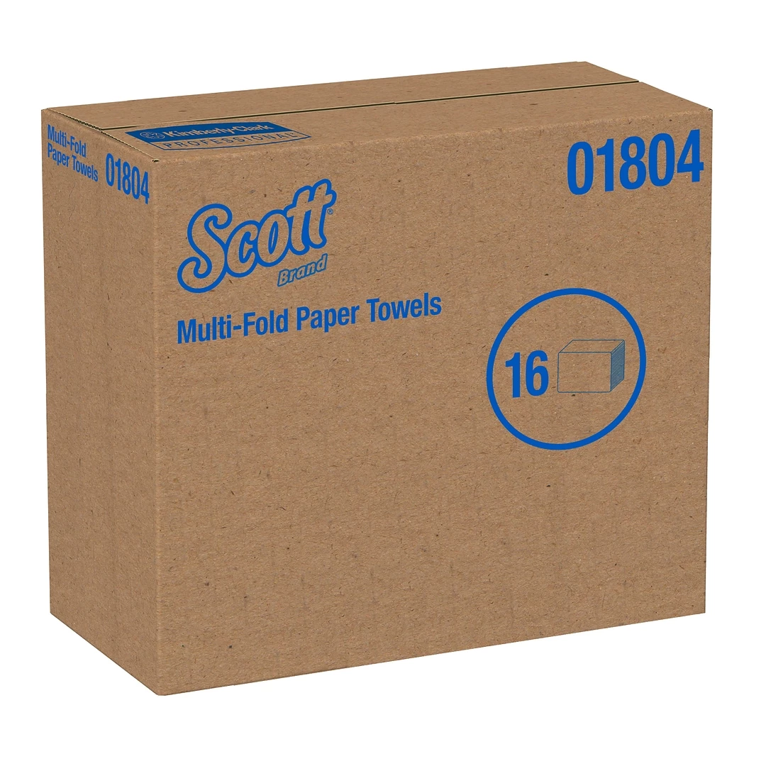 Scott Essential Multifold Paper Towels, 175 Sheets/Pack, 25 Packs/Carton (45957) - Image 2