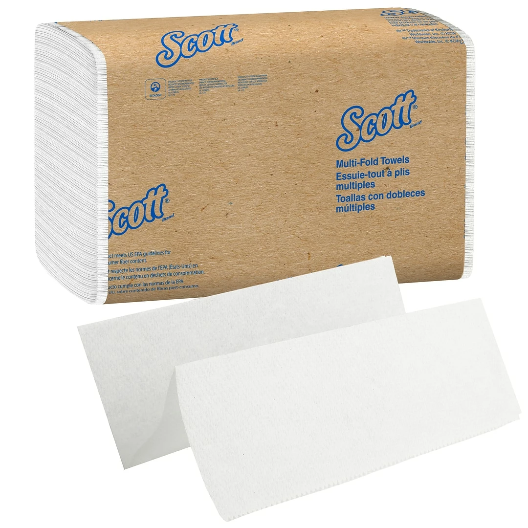 Scott Essential Multifold Paper Towels, 175 Sheets/Pack, 25 Packs/Carton (45957) - Image 4