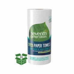 Seventh Generation Choose-A-Sheet Recycled Paper Towels, 2-ply, 156 Sheets/Roll, 24 Rolls/Pack (13722)