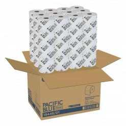 Pacific Blue Basic High Capacity Toilet Paper, 2-Ply, White, 1000 Sheets/Roll, 48 Rolls/Carton (19448/01)