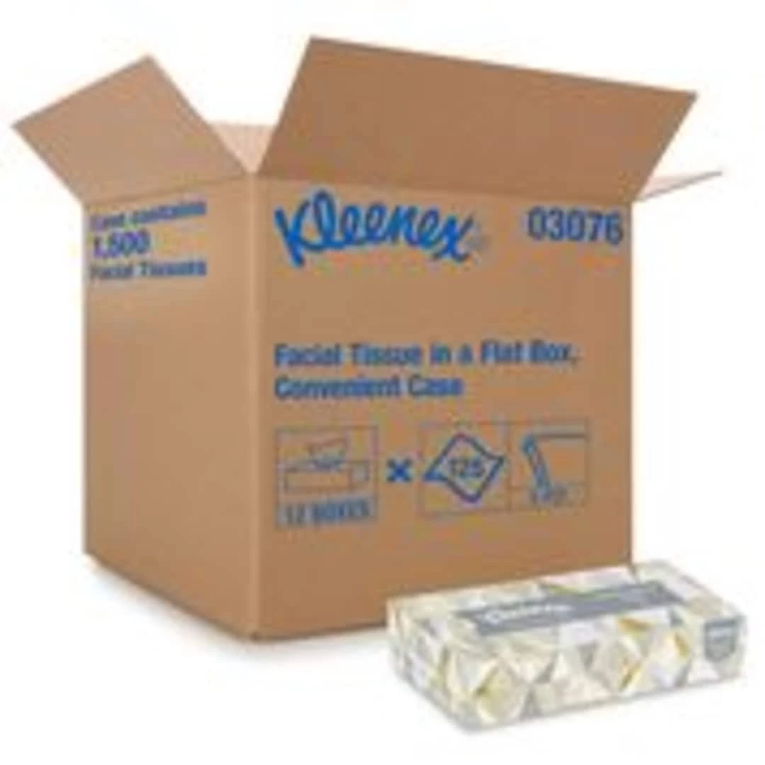 Kleenex Standard Facial Tissue, 2-Ply, White, 100 Sheets/Box, 36 Boxes/Pack (21400CT)