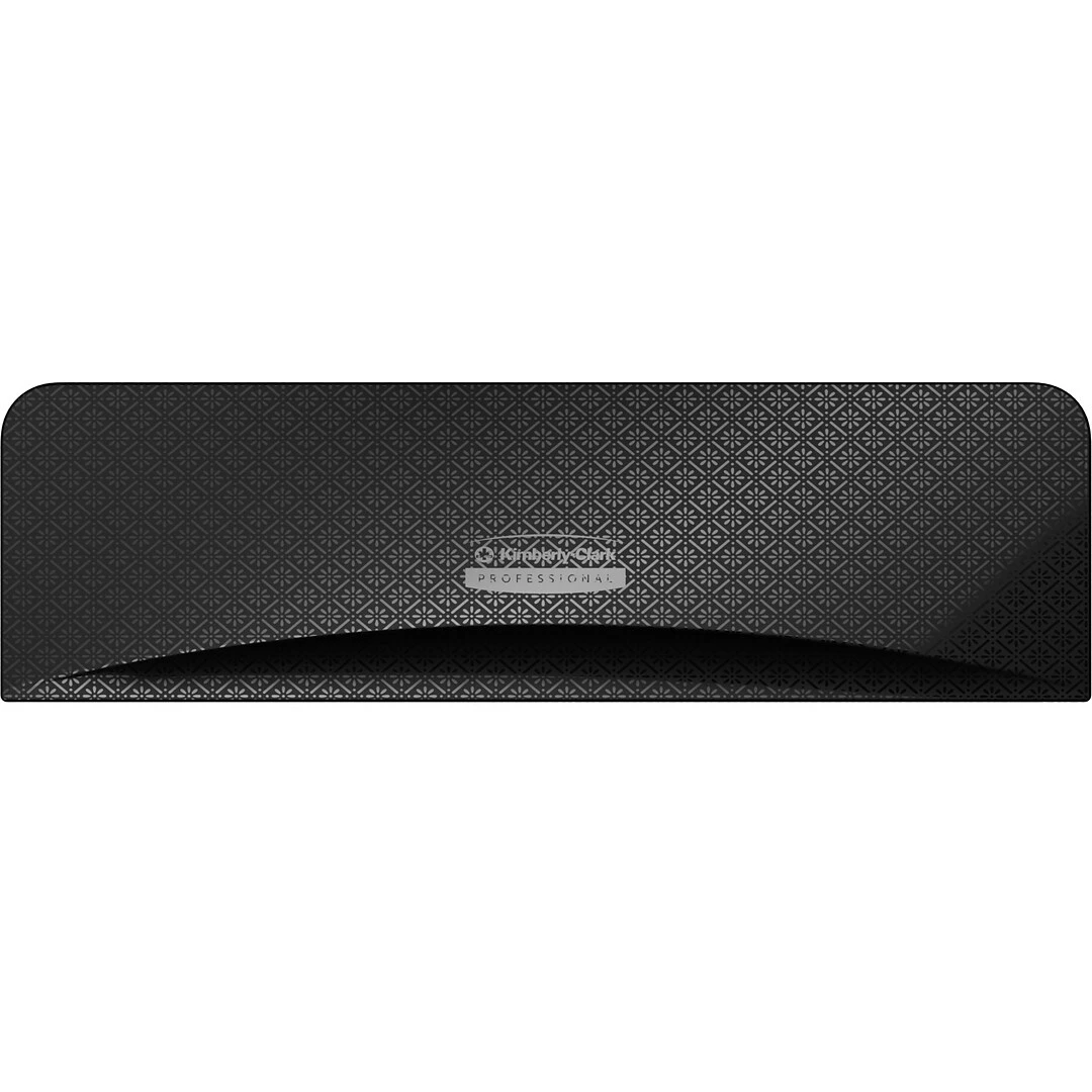 Kimberly-Clark Professional ICON Faceplate For Coreless Two-Roll Horizontal Toilet Paper Dispensers, Black Mosaic (58782) - Image 2