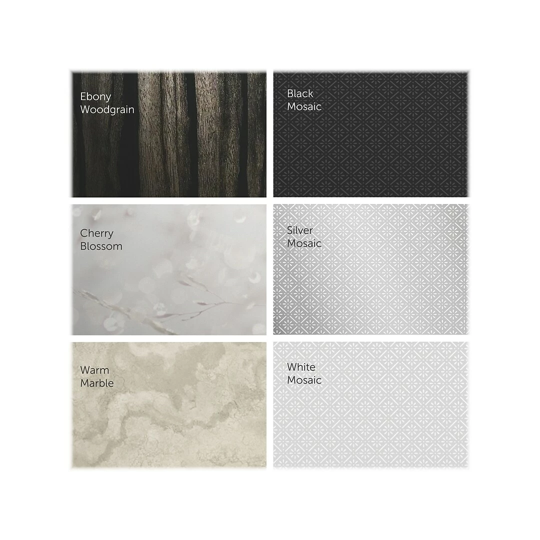 Kimberly-Clark Professional ICON Faceplate For Coreless Two-Roll Horizontal Toilet Paper Dispensers, Black Mosaic (58782) - Image 4