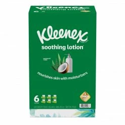 Kleenex Boutique Lotion Facial Tissue, 3-Ply, 65 Sheets/Box, 27/Carton (25829)