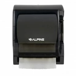 Alpine Industries Transparent Black Manual Lever Paper Towel Dispenser