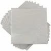 JAM Paper Lunch Napkin, 2-ply, Silver, 40 Napkins/Pack (255628827)