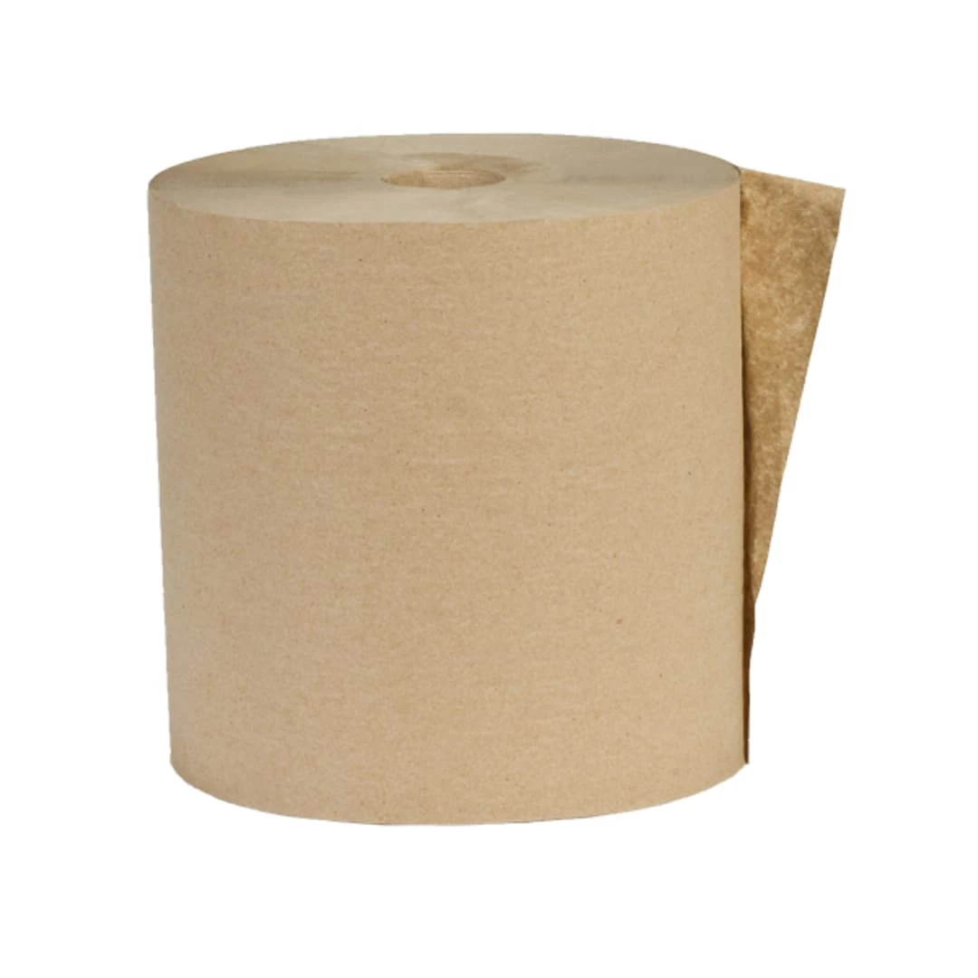 Eco Green Recycled Hardwound Paper Towels, 1-ply, 700 Ft./Roll, 12 Rolls/Carton (EK7016)