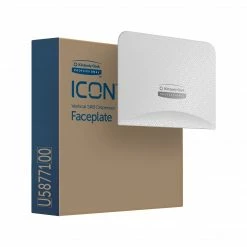 Kimberly-Clark Professional ICON Faceplate For Coreless Two-Roll Vertical Toilet Paper Dispensers, White Mosaic (58771)