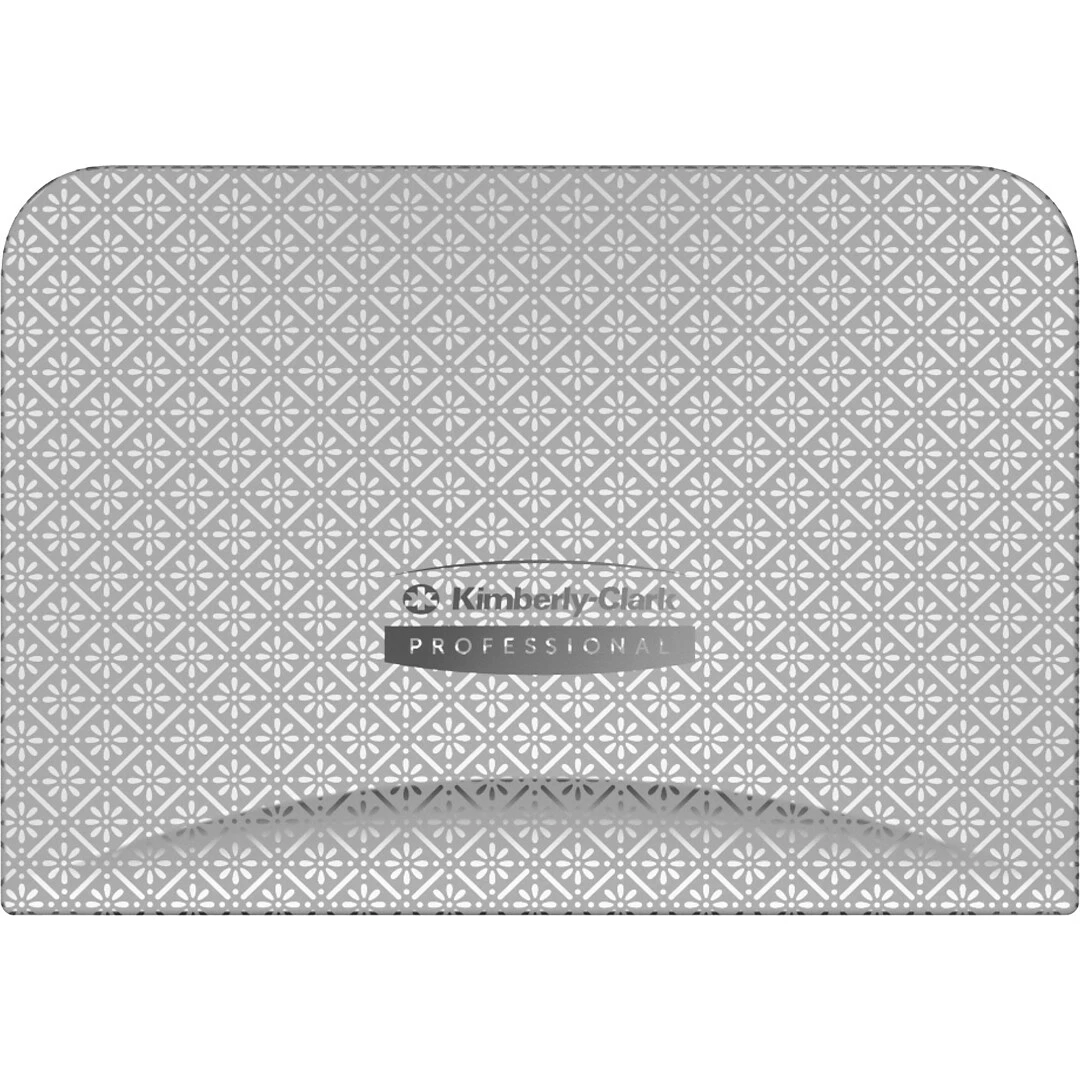 Kimberly-Clark Professional ICON Faceplate For Coreless Two-Roll Vertical Toilet Paper Dispensers, Silver Mosaic (58761) - Image 2