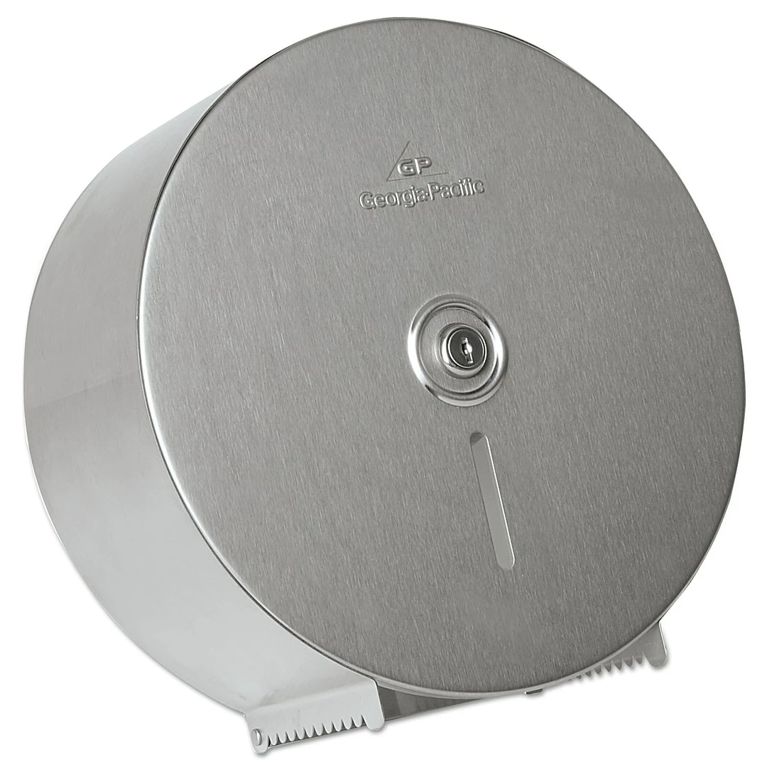 Georgia-Pacific Georgia Pacific Professional Stainless Steel Jumbo Roll Tissue Dispenser, 14.25 X 4.44 X 14.25, Stainless Steel