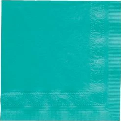 Hoffmaster Paper Beverage Napkins, Teal, 1000/Carton (180301)