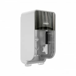 Kimberly-Clark Professional ICON Coreless 2-Roll Vertical Toilet Paper Dispenser With Faceplate, Ebony Wood Grain (58751)