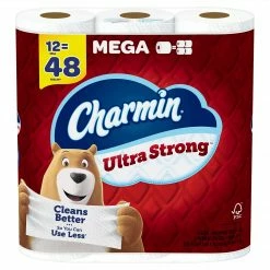 Charmin Ultra Strong Toilet Paper 12 Mega Rolls, 242 Sheets/Roll (04170/75321)