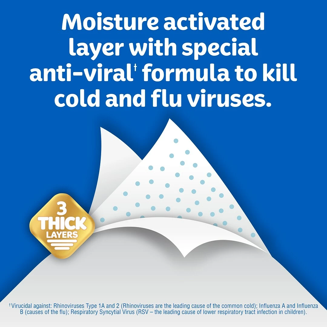 Kleenex Boutique Antiviral Facial Tissue, 3-Ply, 55 Sheets/Box, 27/Carton (49978) - Image 8