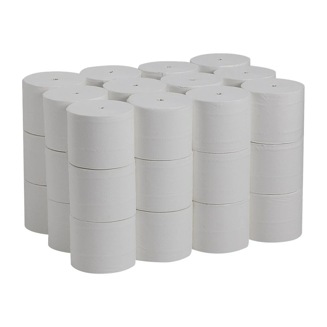 Angel Soft Professional Series Compact Coreless Toilet Paper, 2-Ply, White, 750 Sheets/Roll, 36 Rolls/Carton (19371) - Image 3