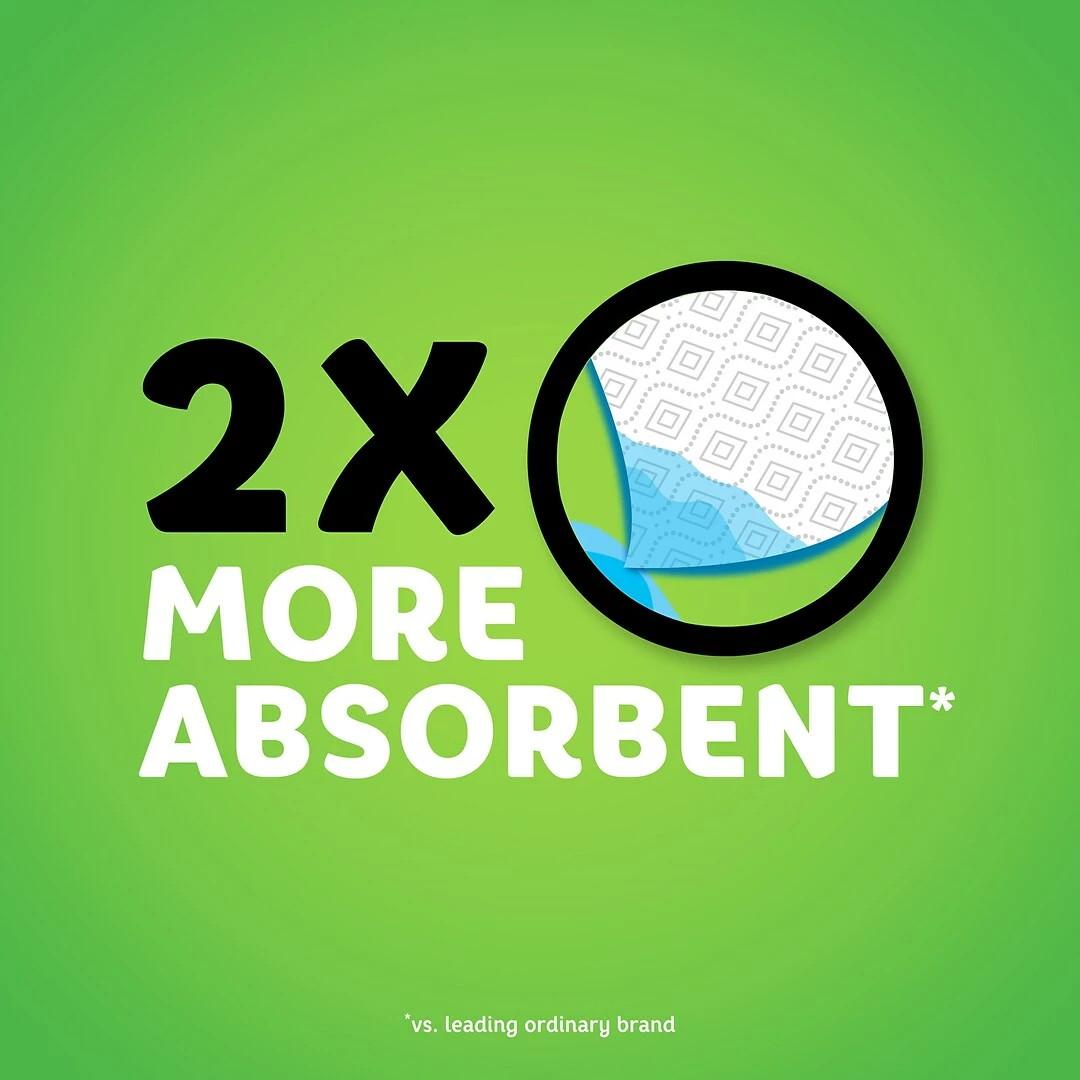 Bounty Select-A-Size Kitchen Roll Paper Towels, 2-Ply, 74 Sheets/Roll, 8 Single Plus Rolls/Pack (74728) - Image 8