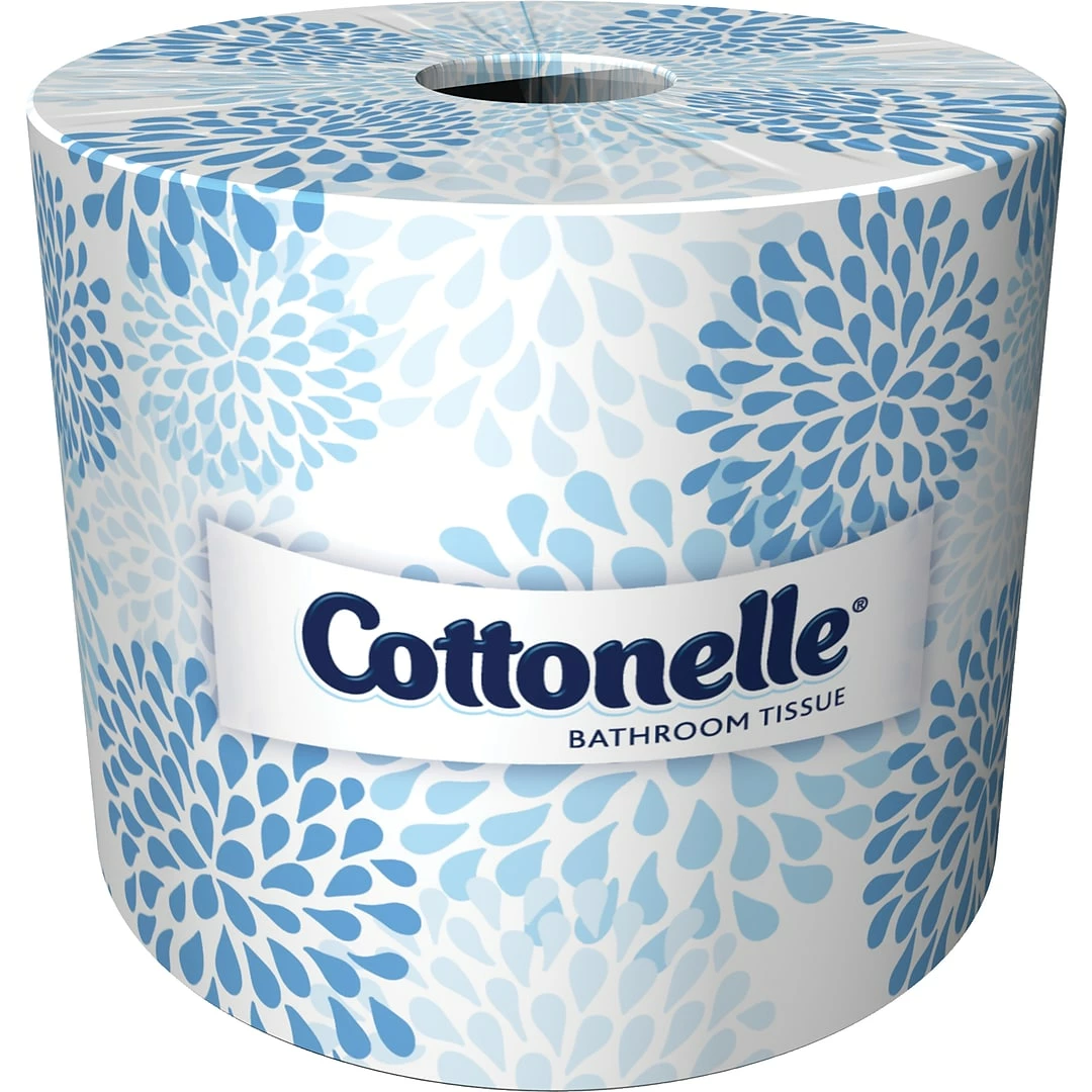 Cottonelle 2-Ply Standard Toilet Paper, White, 451 Sheets/Roll, 20 Rolls/Carton (13135) - Image 2