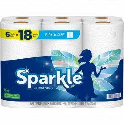 Sparkle Pick-a-Size With Thirst Pockets Paper Towels, 2-ply, 165 Sheets/Roll, 6 Rolls/Pack (22269501)