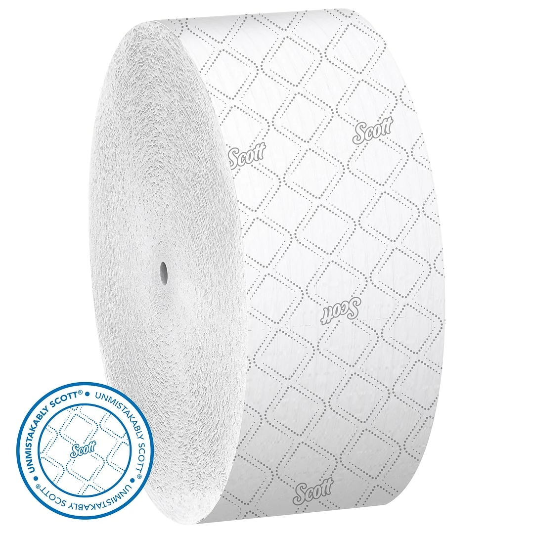 Scott Essential JRT Coreless Toilet Paper, 2-Ply, White, 12 Rolls/Carton (07006) - Image 3