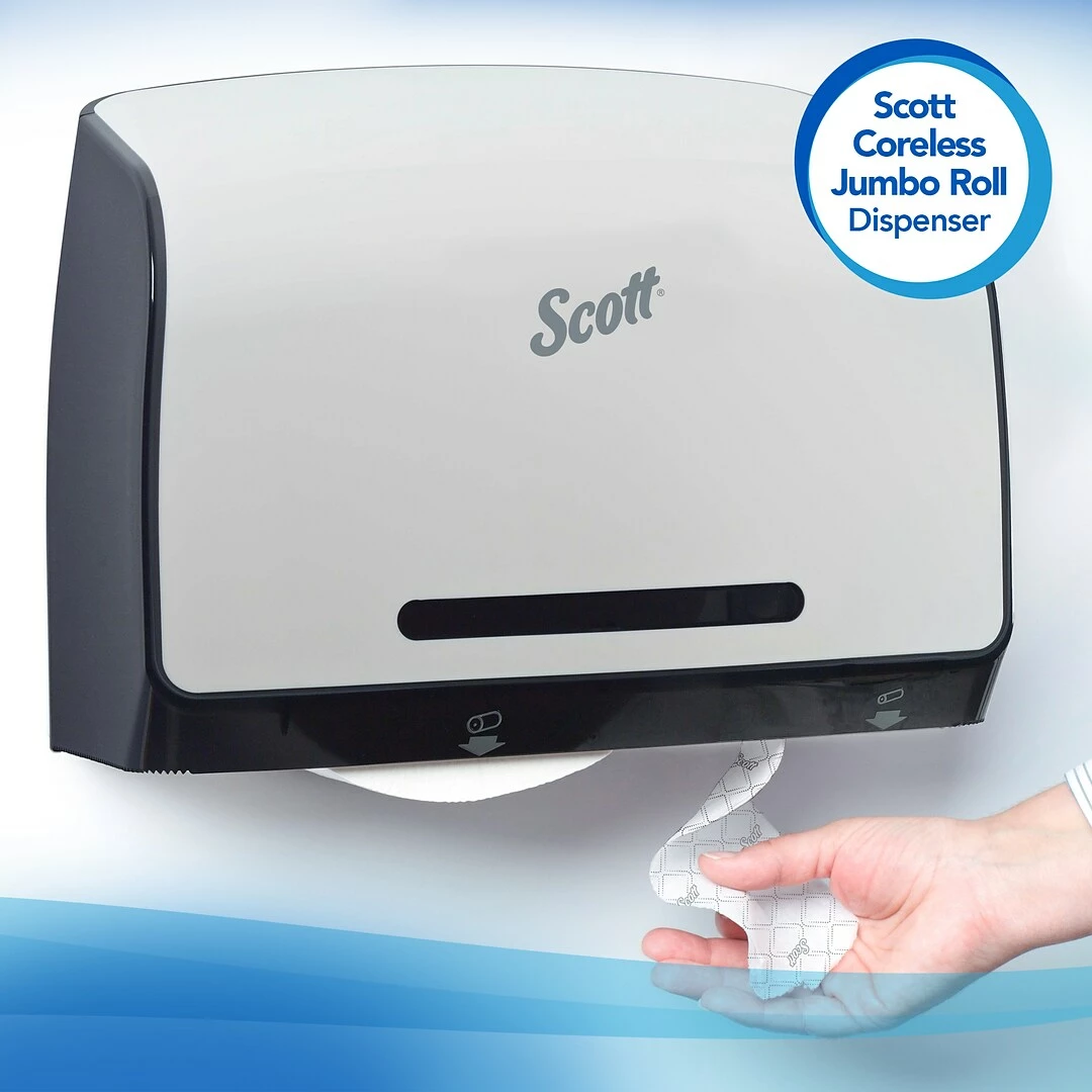 Scott Essential JRT Coreless Toilet Paper, 2-Ply, White, 12 Rolls/Carton (07006) - Image 6