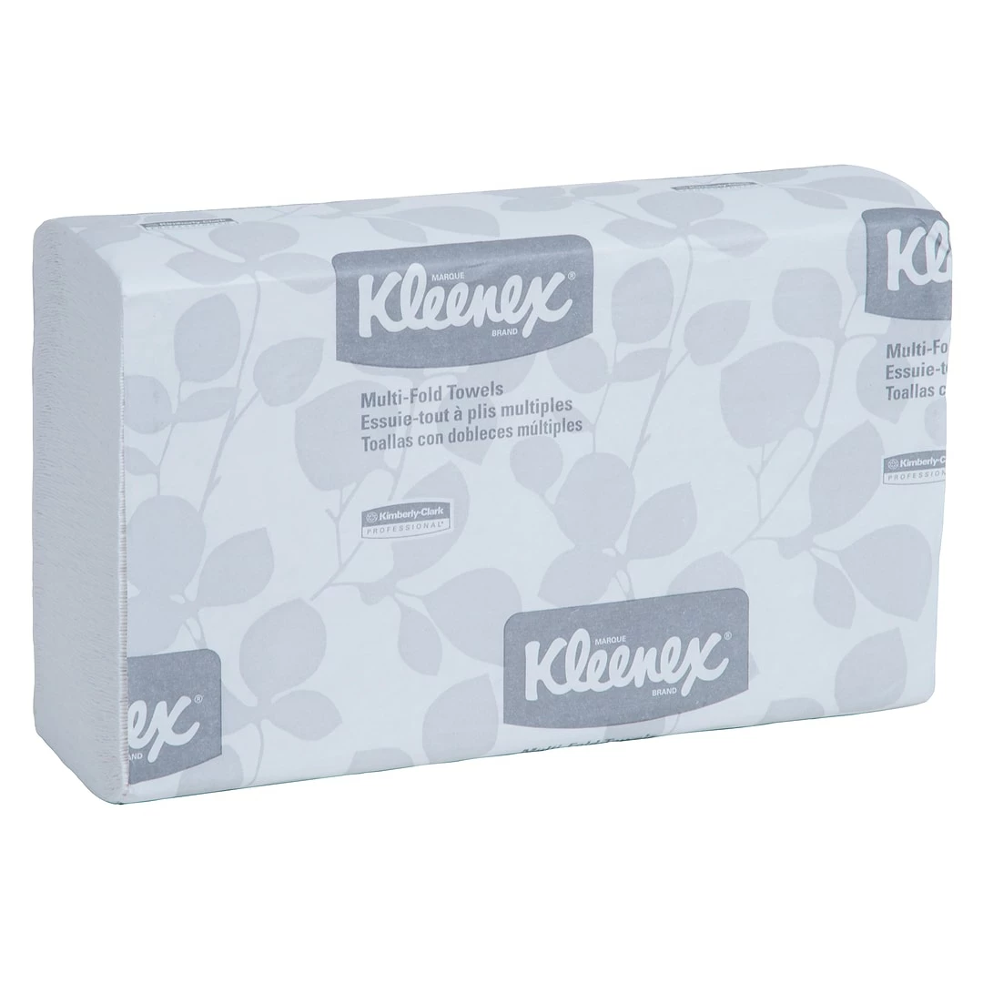 Kleenex Multifold Paper Towels, 1-Ply, 150 Sheets/Pack, 4 Packs/Carton (88130) - Image 2