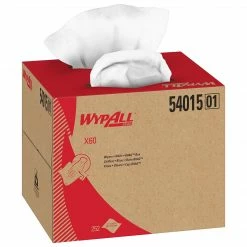 WypAll X60 Center-Pull Cloth Paper Towel, 1-Ply, 252 Towels/Box (54015)